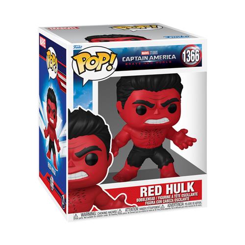 POP! MARVEL #1366 PVC BOBBLE HEAD CAPTAIN AMERICA BRAVE NEW WORLD RED HULK