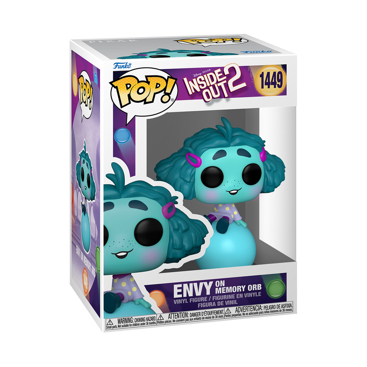 POP! DISNEY #1449 PVC INSIDE OUT 2 ENVY ON MEMORY ORB