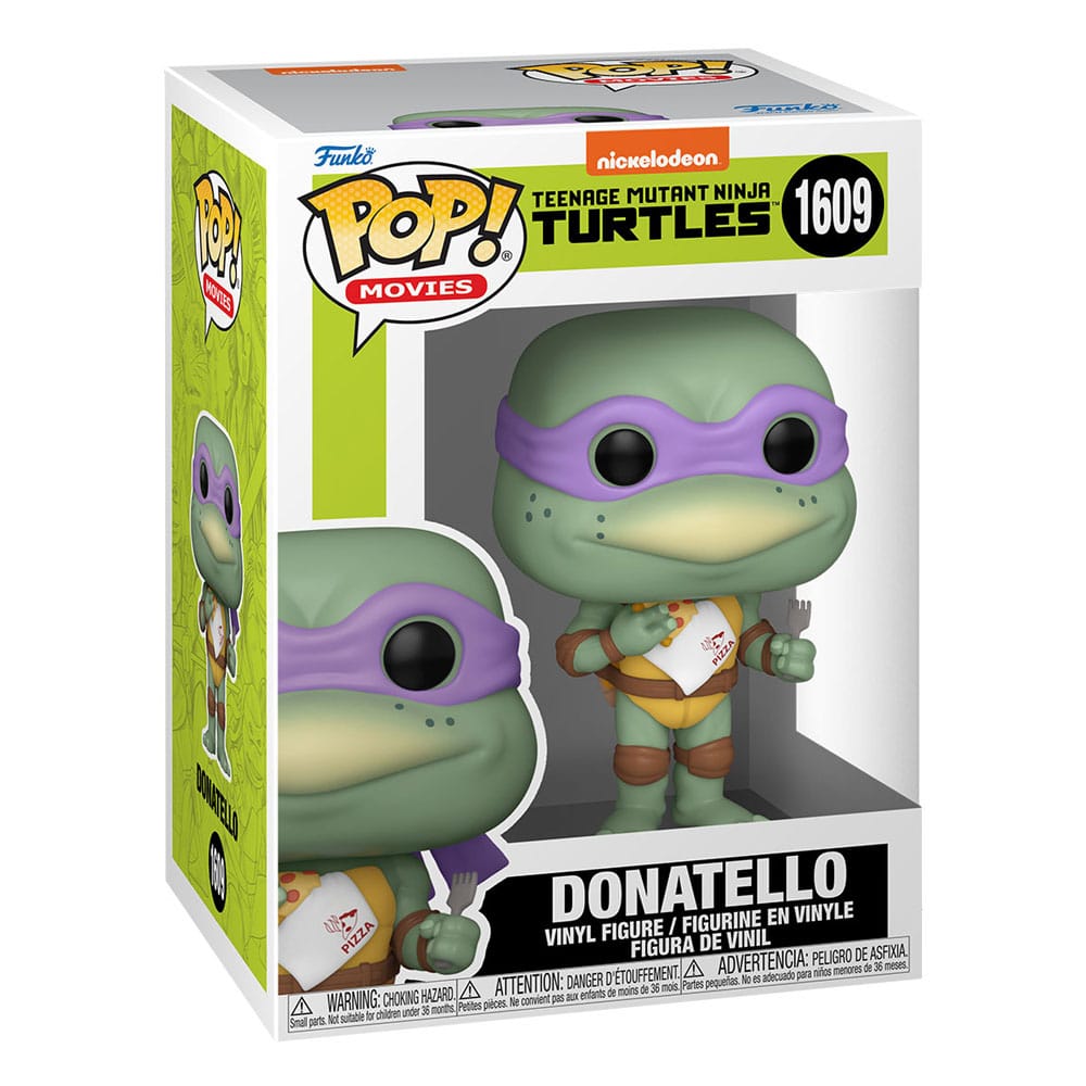 POP! MOVIES #1609 PVC TEENAGE MUTANT NINJA TURTLES DONATELLO W/NAPKIN