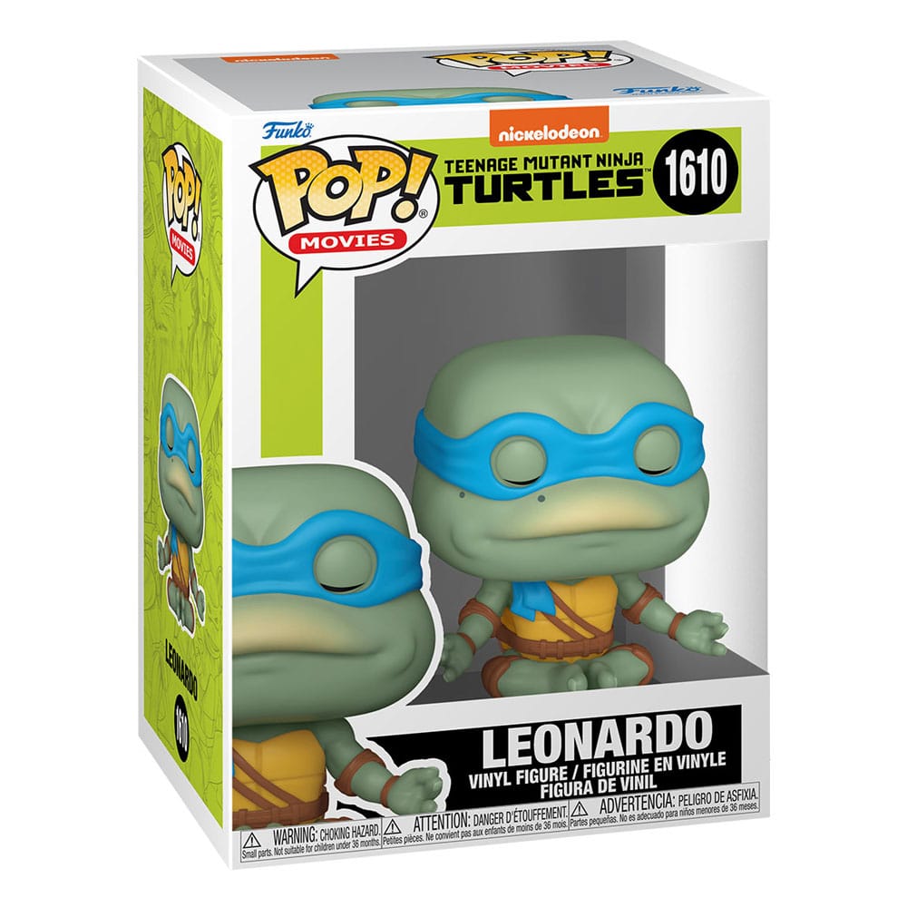 POP! MOVIES #1610 PVC TEENAGE MUTANT NINJA TURTLES LEONARDO MEDITATING