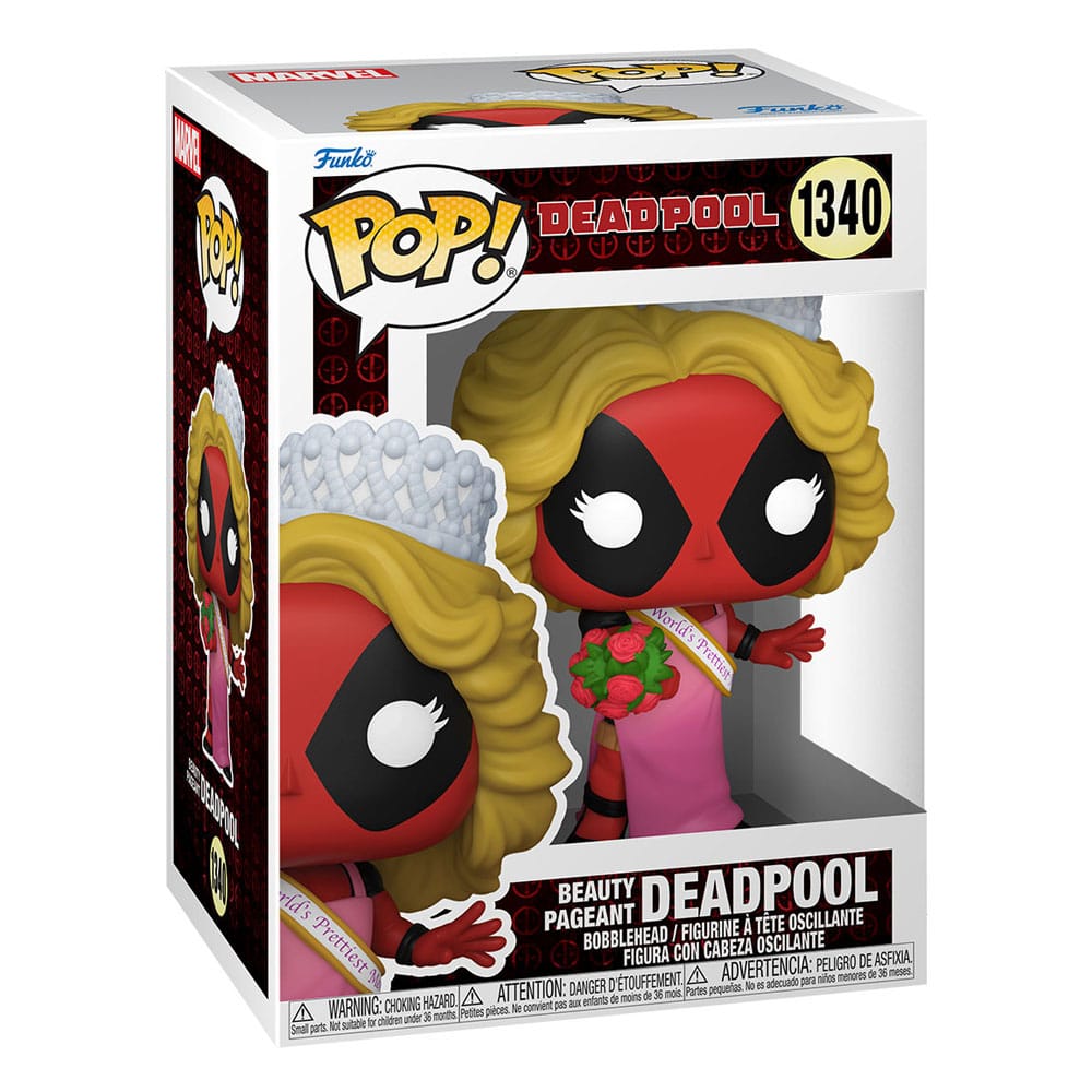POP! MARVEL #1340 PVC BEAUTY PAGEANT DEADPOOL