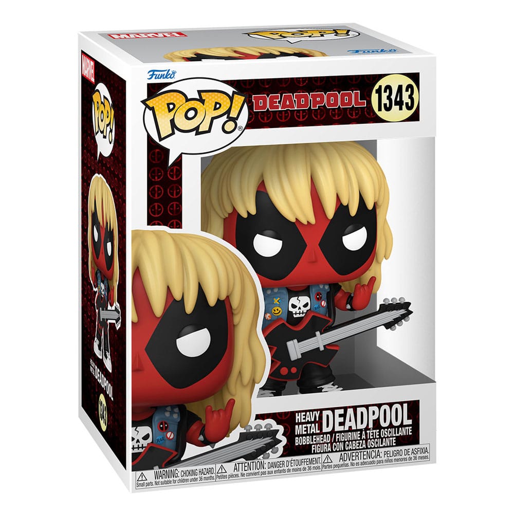 POP! MARVEL #1343 PVC HEAVY METAL DEADPOOL