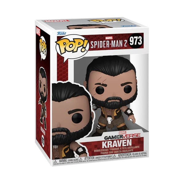 POP! MARVEL #973 PVC BOBBLE HEAD SPIDER-MAN 2 KRAVEN