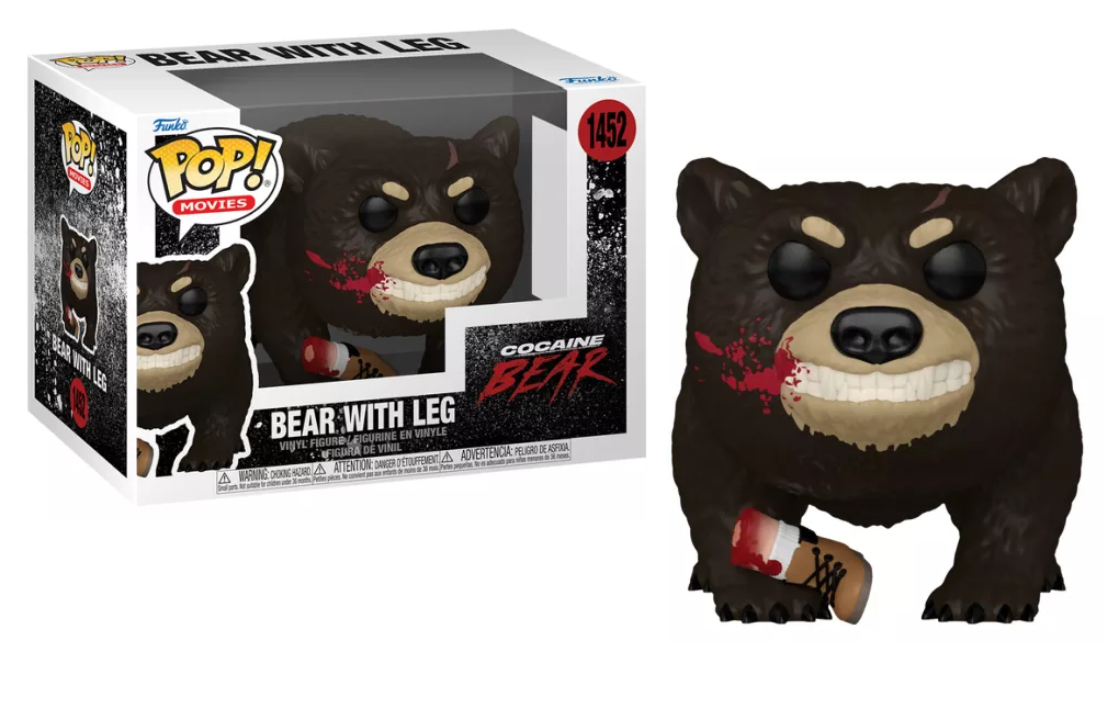 POP! MOVIES #1452 PVC COCAINE BEAR BEAR WITH LEG