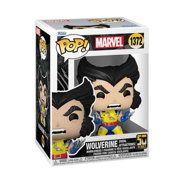 POP! MARVEL #1372 PVC WOLVERINE 50TH ULTIMATE WOLVERINE FATAL ATTRACTIONS