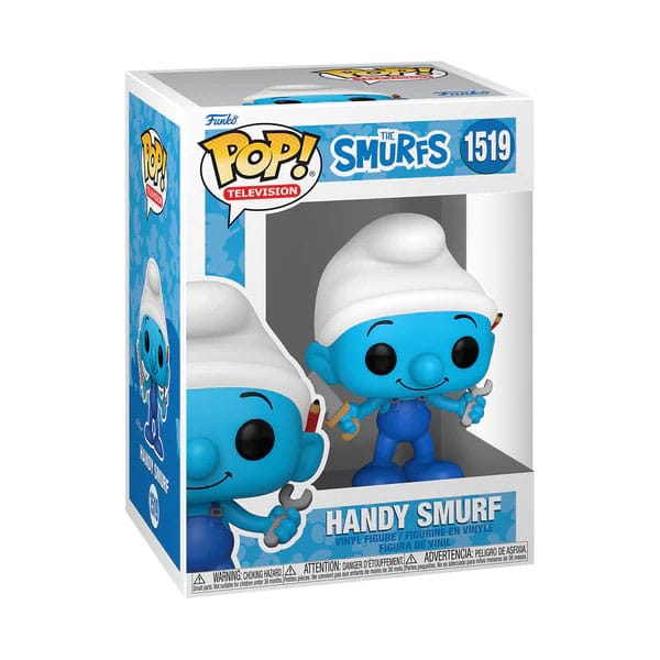 POP! TELEVISION #1519 PVC THE SMURFS HANDY SMURF
