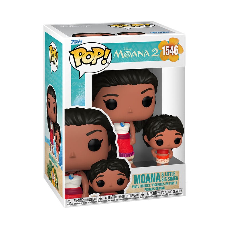 POP! DISNEY #1546 MOANA 2 PVC MOANA W/LITTLE SIS SIMEA
