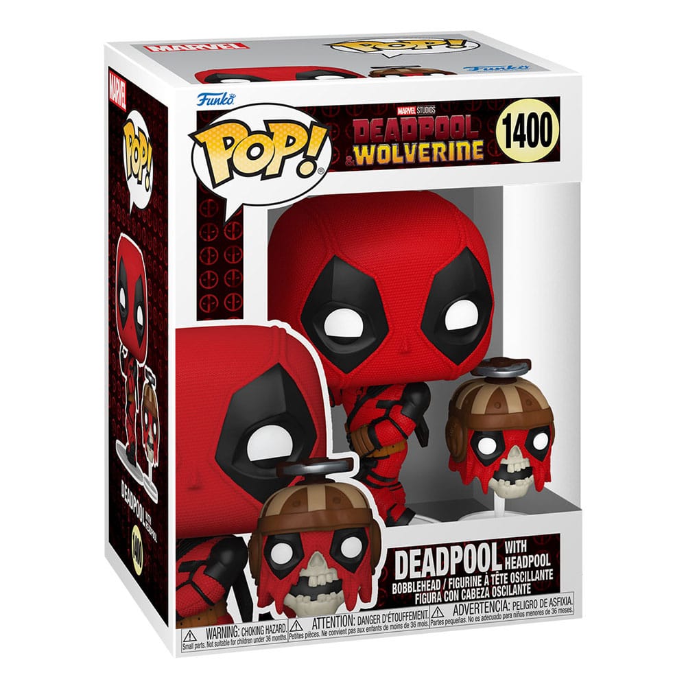 POP! MARVEL #1400 DEADPOOL WOLVERINE PVC DEADPOOL W/HEADPOOL