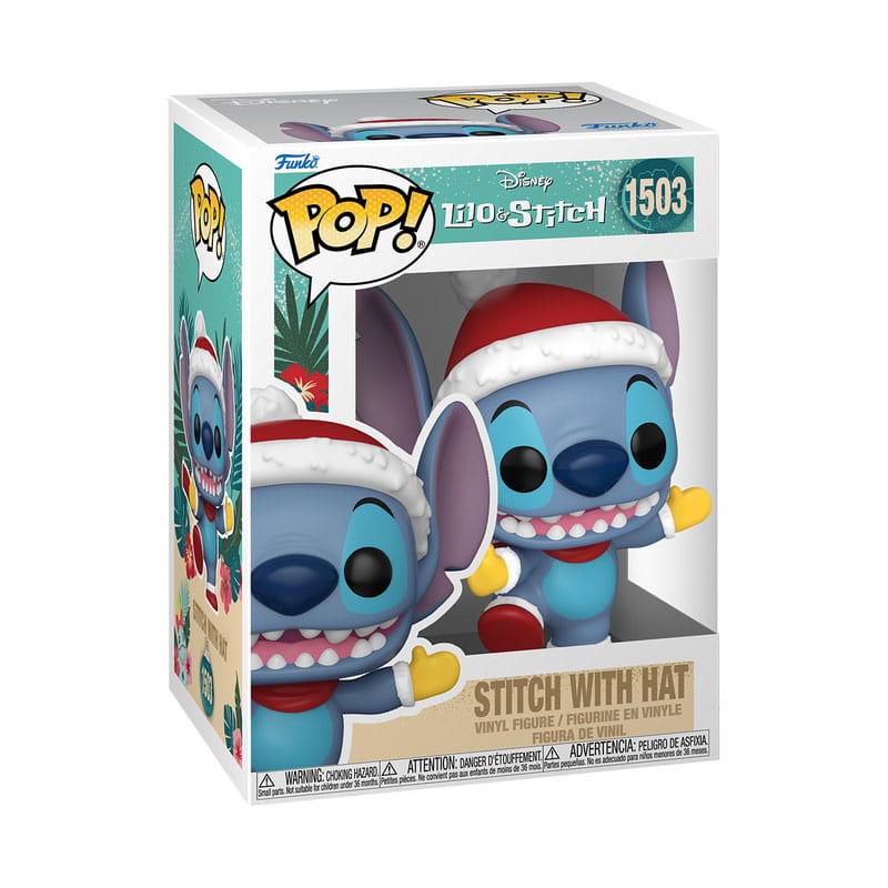 POP! DISNEY #1503 PVC STITCH W/HAT