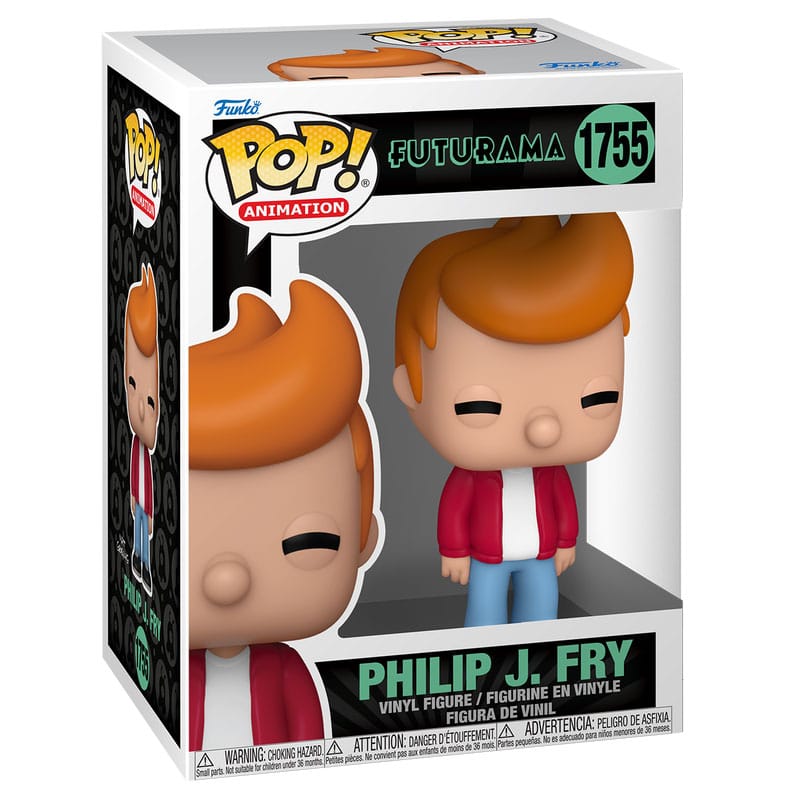 POP! ANIMATION #1755 PVC FUTURAMA PHILIP J. FRY