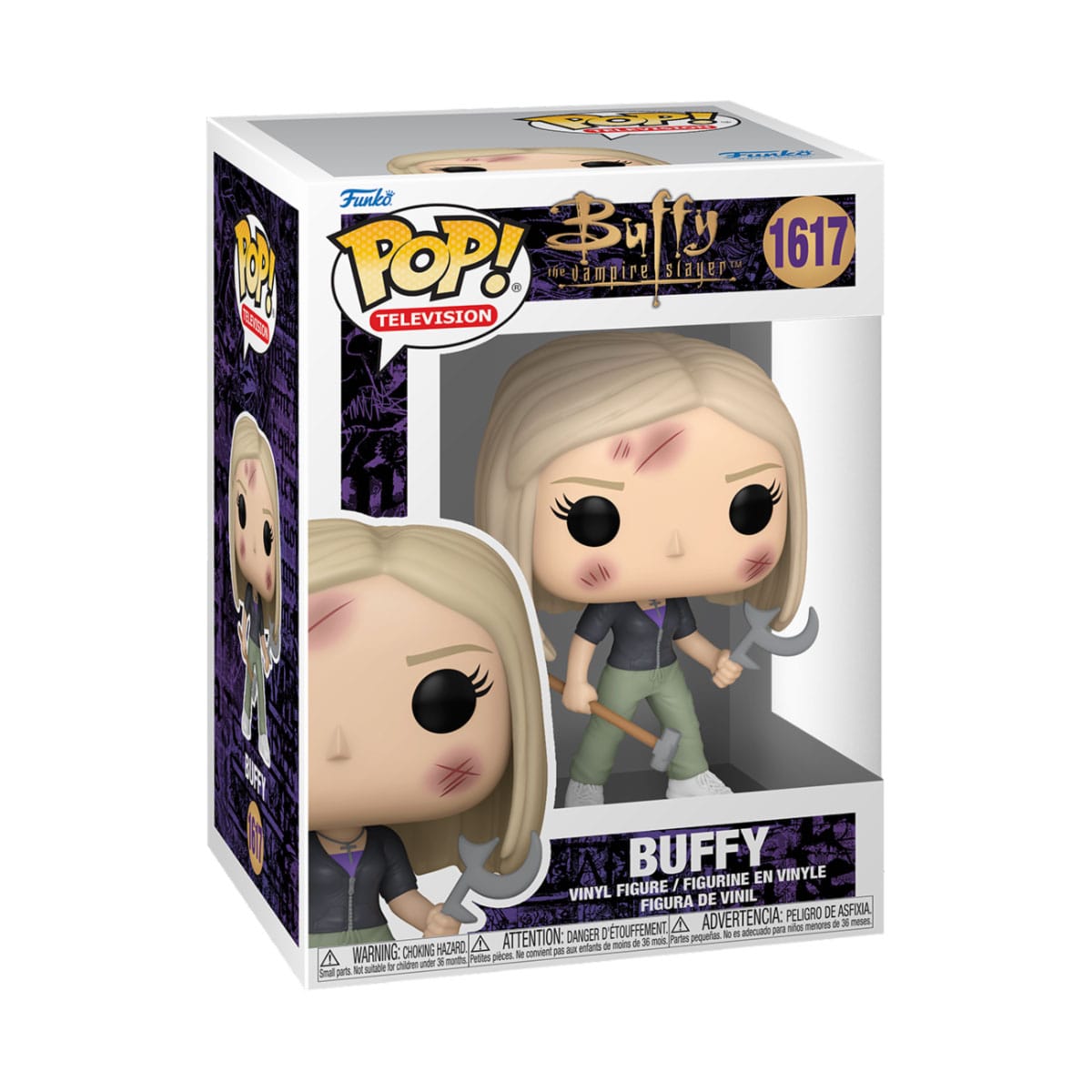 POP! TELEVISION #1617 PVC BUFFY VAMPIRE SLAYER! BUFFY W/WEAPONS