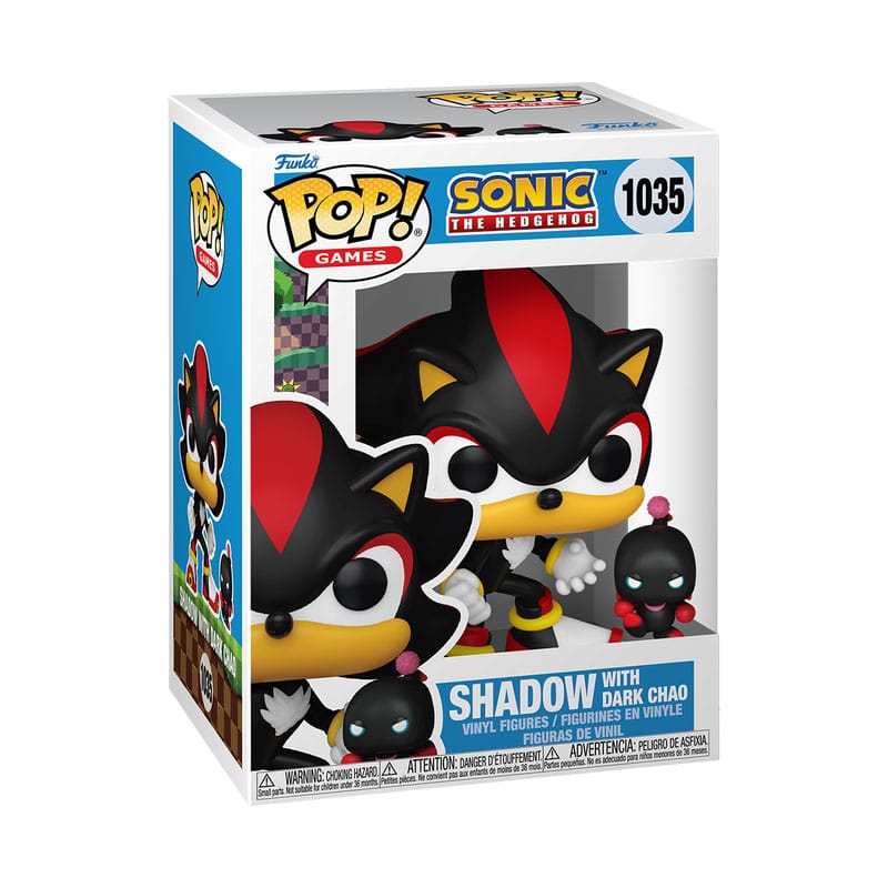 POP! GAMES #1035 SONIC PVC SHADOW W/DARK CHAO