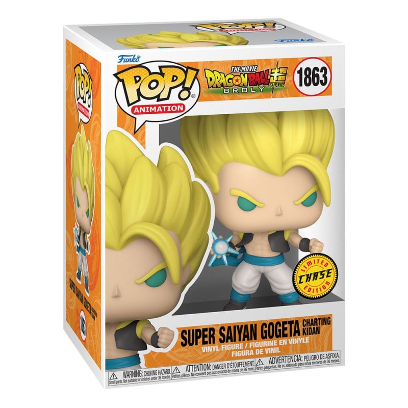 POP! ANIMATION #1863 DRAGONBALL SUPER THE MOVIE PVC GOGETA CHARTING KITAN CHASE