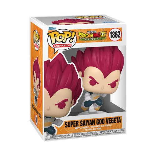 POP! ANIMATION #1862 DRAGONBALL SUPER THE MOVIE PVC SUPER SAIYAN GOD VEGETA
