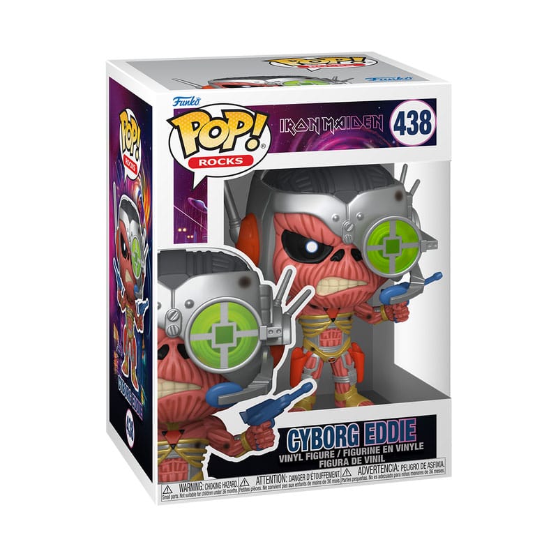 POP! ROCKS #438 PVC IRON MAIDEN CYBORG EDDIE