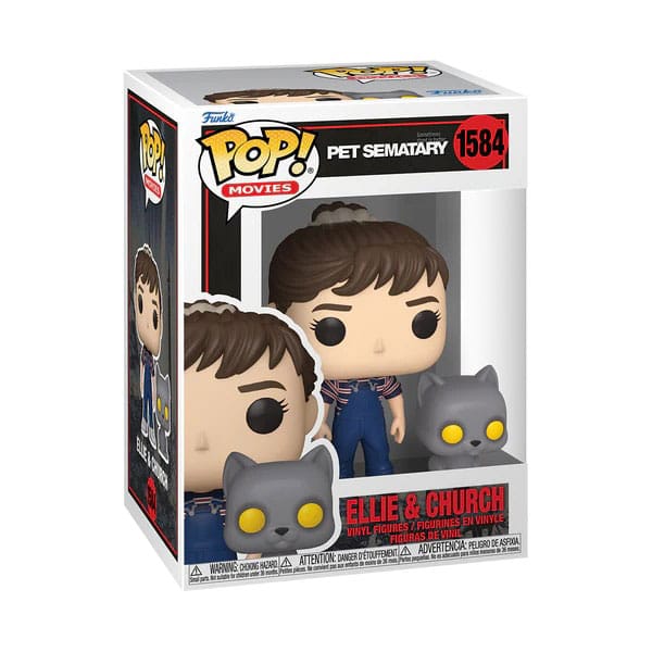 POP! MOVIES #1584 PVC PET SEMATARY ELLIE & CHURCH