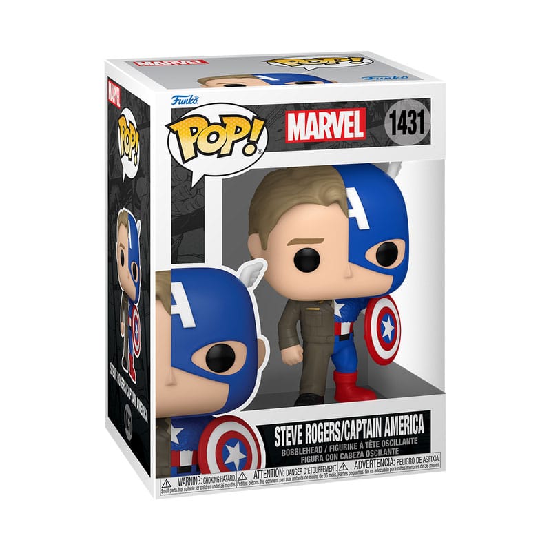 POP! MARVEL #1431 PVC STEVE ROGERS/CAPTAIN AMERICA