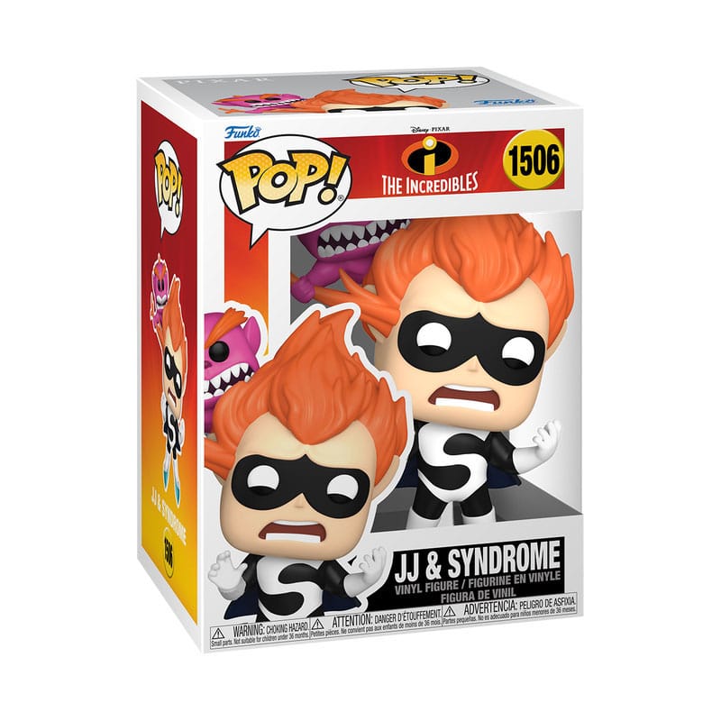POP! DISNEY #1506 THE INCREDIBLES PVC JJ & SYNDROME