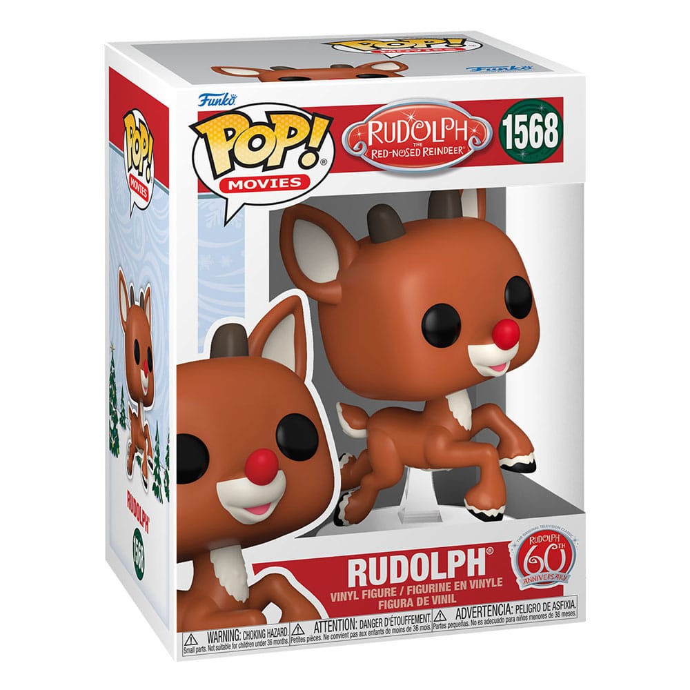 POP! MOVIES #1568 PVC RUDOLPH THE RED-NOSED REINDEER FLYING