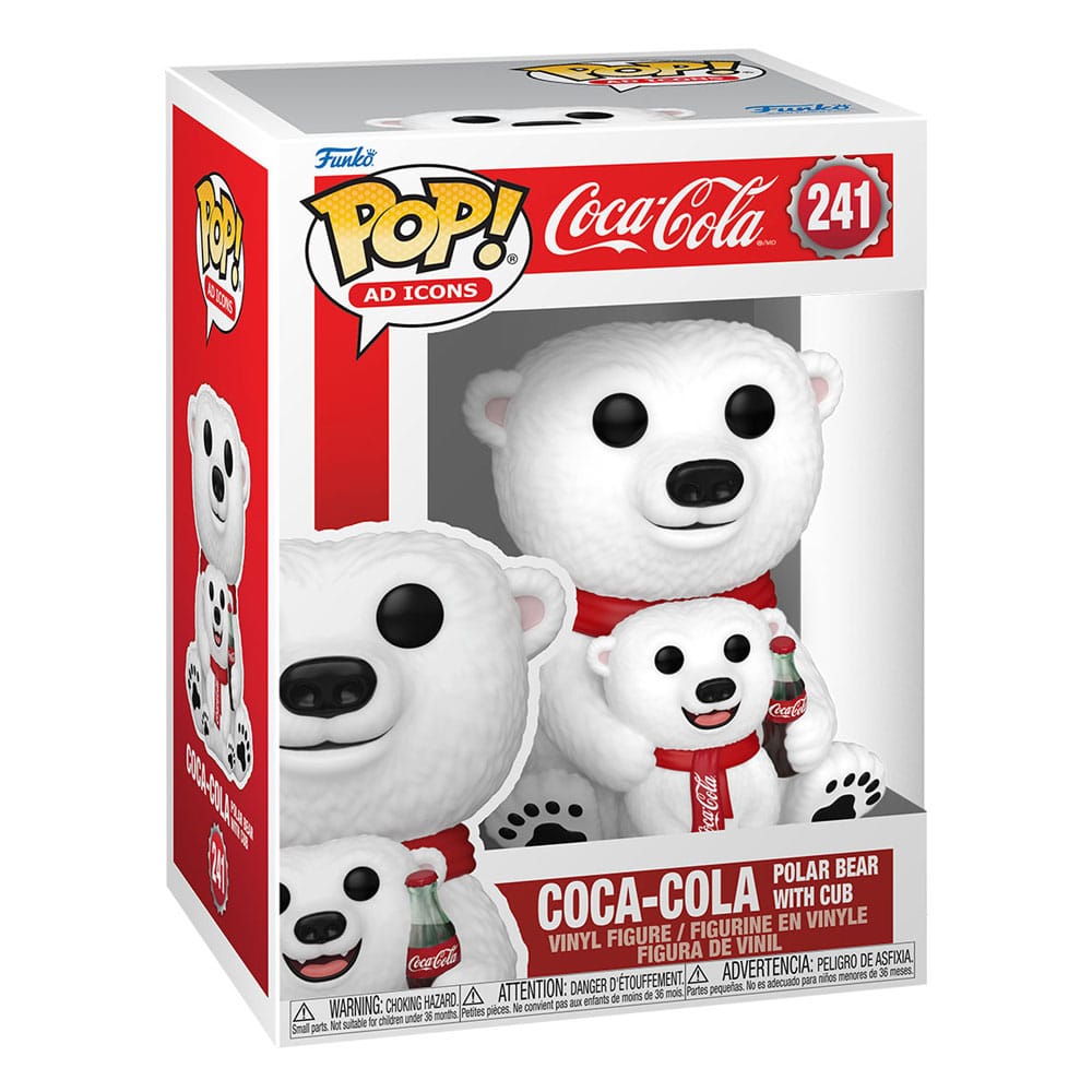 POP! AD ICONS #241 PVC COCA-COLA POLAR BEAR W/CUB