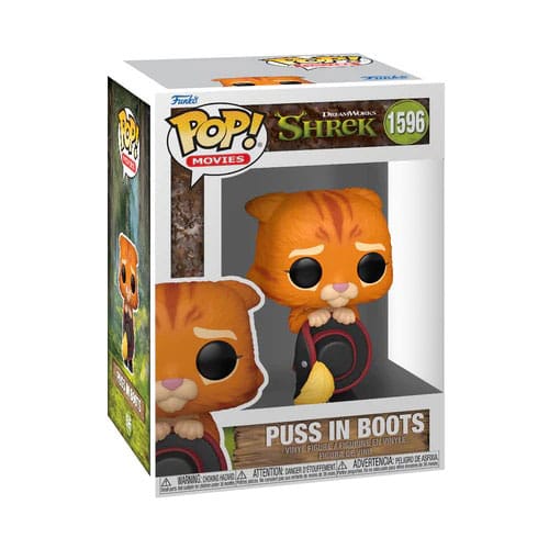 POP! MOVIES #1596 PVC SHREK PUSS IN BOOTS