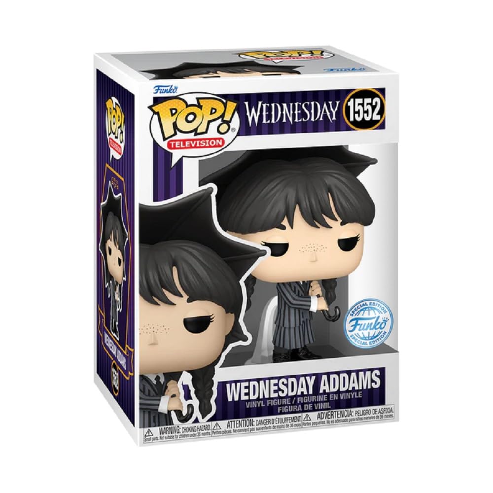 POP! TELEVISION #1552 PVC WEDNESDAY ADDAMS W/UMBRELLA