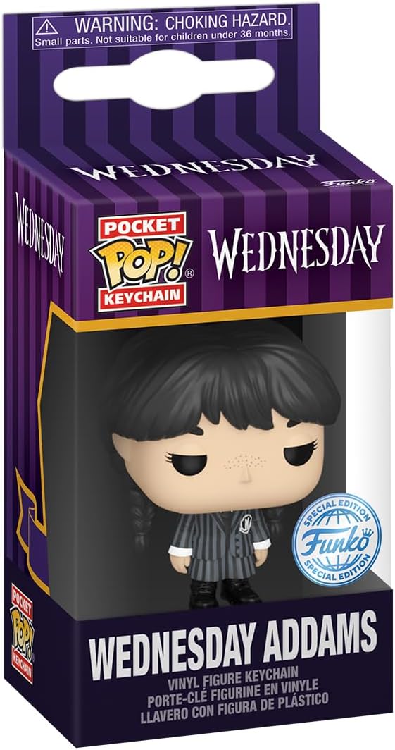 POCKET POP! WEDNESDAY ADDAMS KEYCHAIN