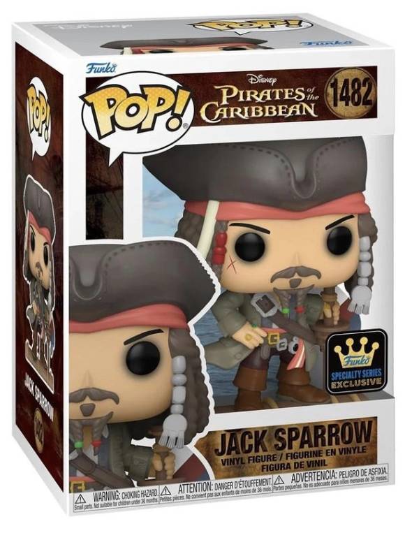 POP! DISNEY #1482 PVC PIRATES OF THE CARIBBEAN JACK SPARROW