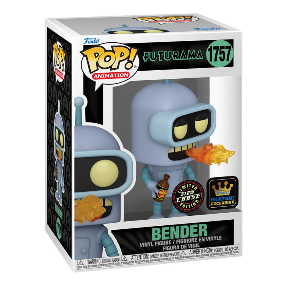 POP! ANIMATION #1757 PVC FUTURAMA BENDER CHASE