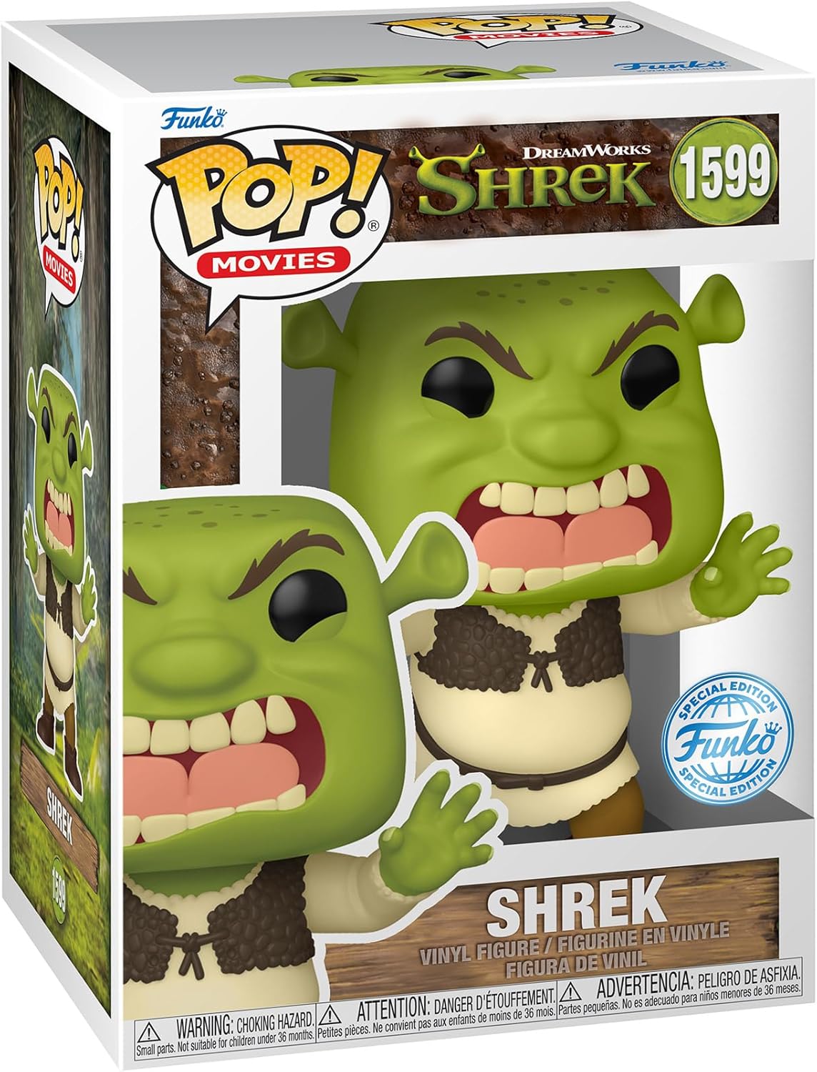 POP! MOVIES #1599 PVC SHREK SHREK SCARY