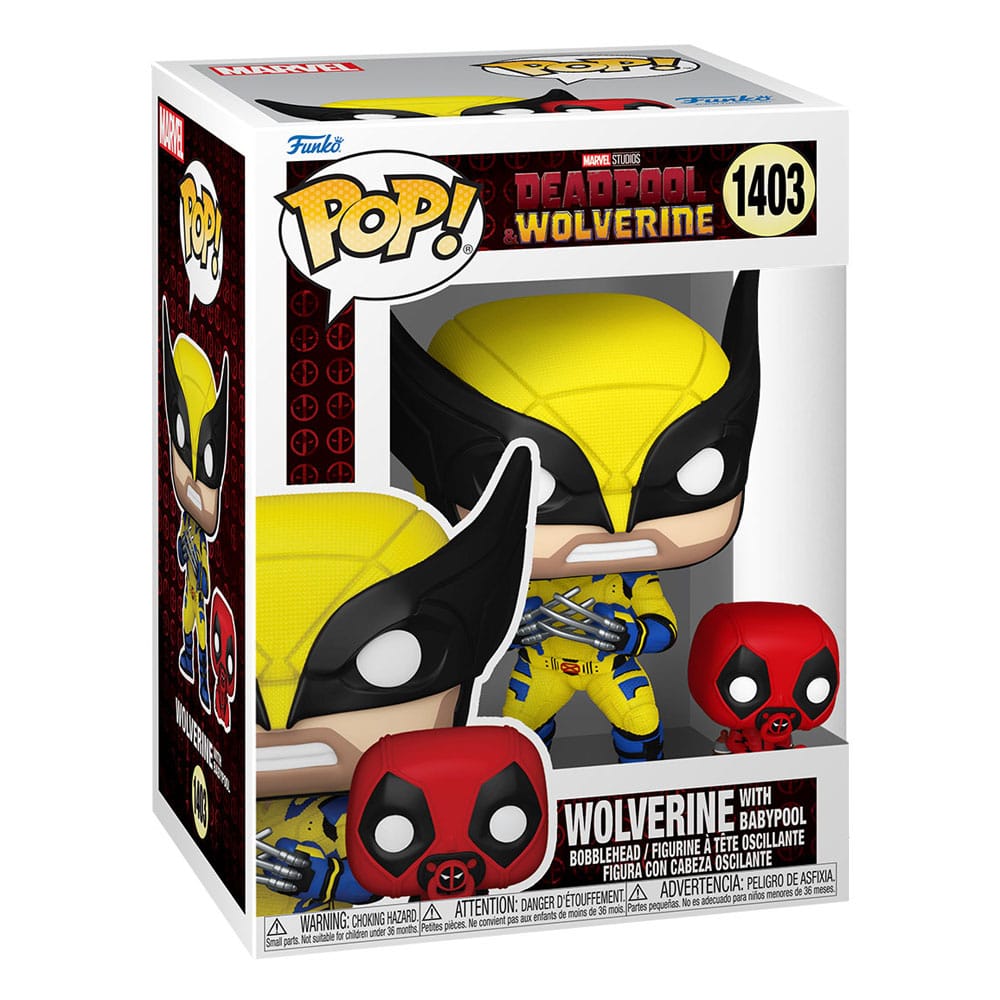 POP! MARVEL #1403 DEADPOOL WOLVERINE PVC WOLVERINE W/BABYPOOL