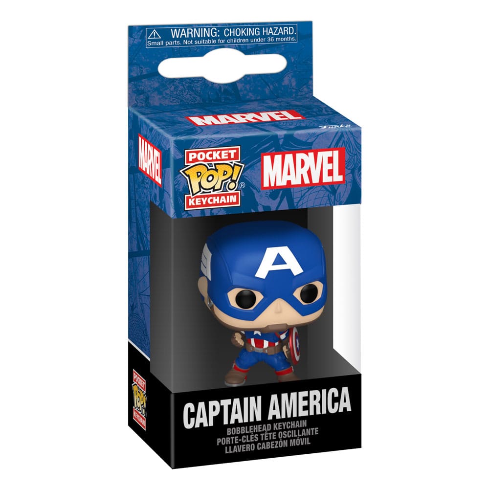 POCKET POP! KEYCHAIN MARVEL CAPTAIN AMERICA
