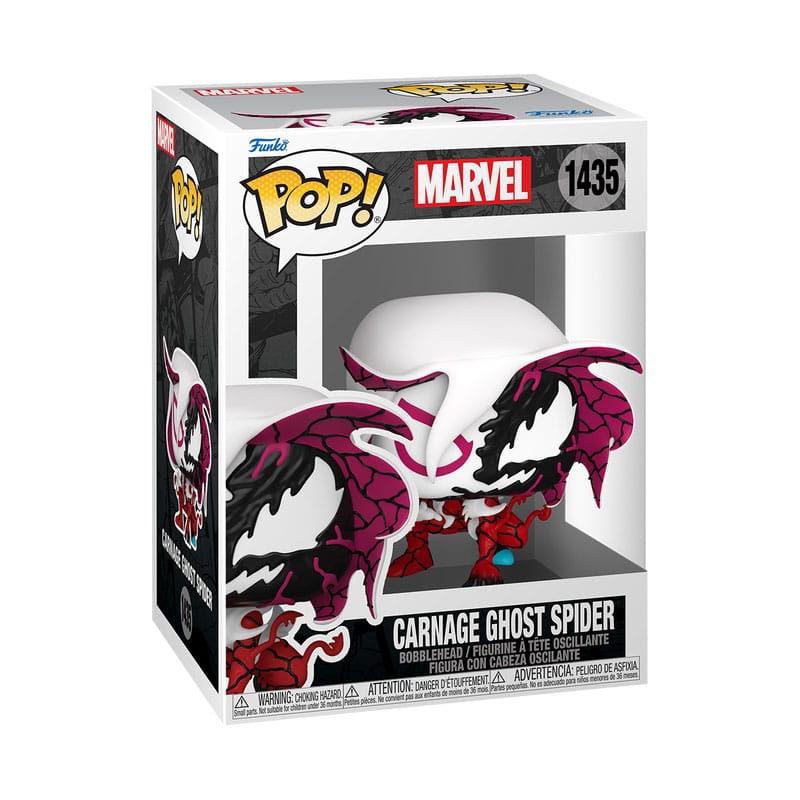 POP! MARVEL #1435 PVC BOBBLE HEAD CARNAGE GHOST SPIDER