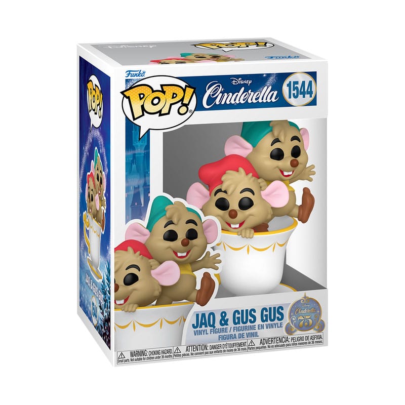 POP! DISNEY #1544 CINDERELLA 75TH ANNIVERSARY JAQ & GUS GUS