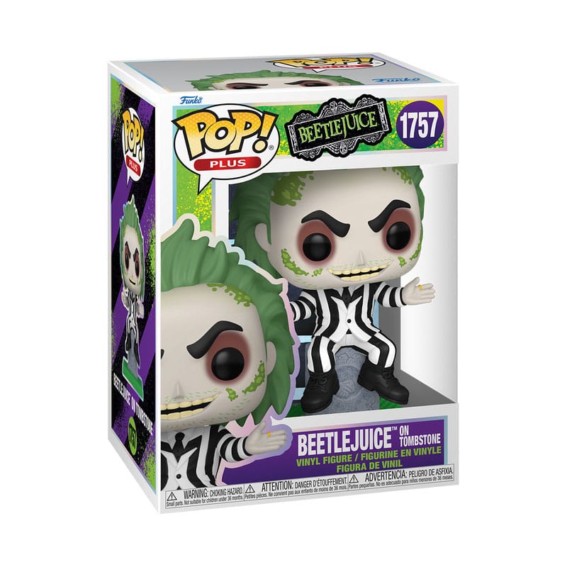 POP! PLUS #1757 PVC BEETLEJUICE ON TOMBSTONE