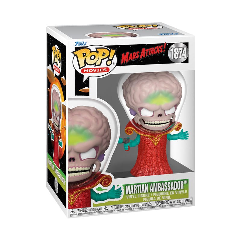 POP! MOVIES #1874 PVC MARS ATTACKS! MARTIAN AMBASSADOR