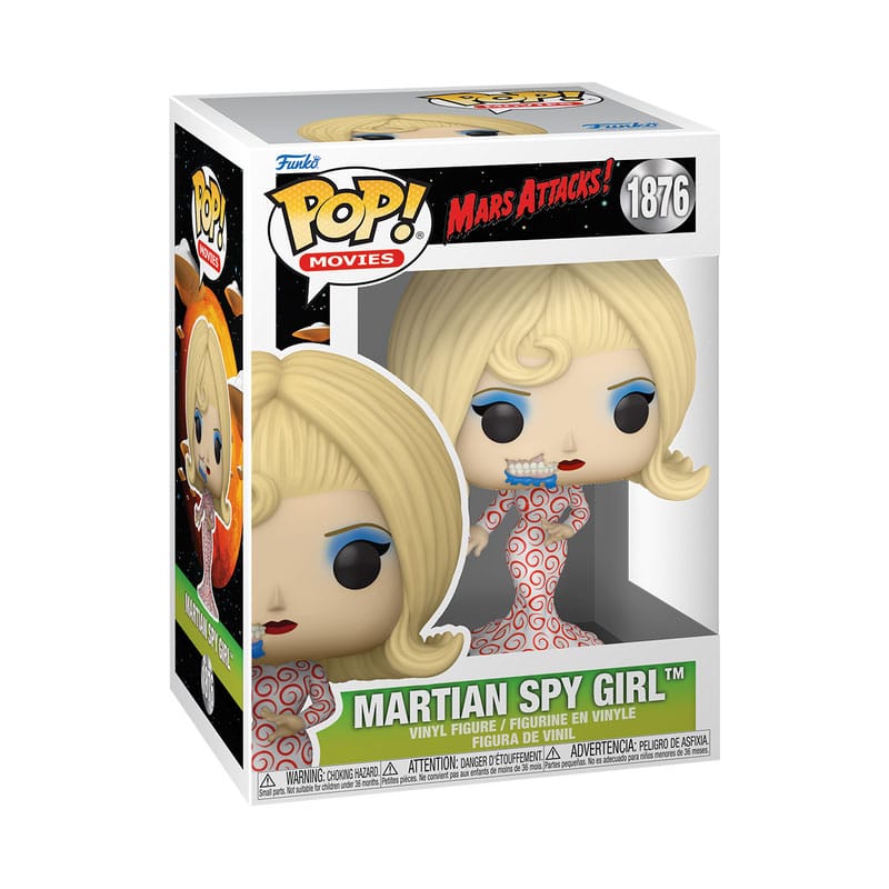 POP! MOVIES #1876 PVC MARS ATTACKS! MARTIAN SPY GIRL
