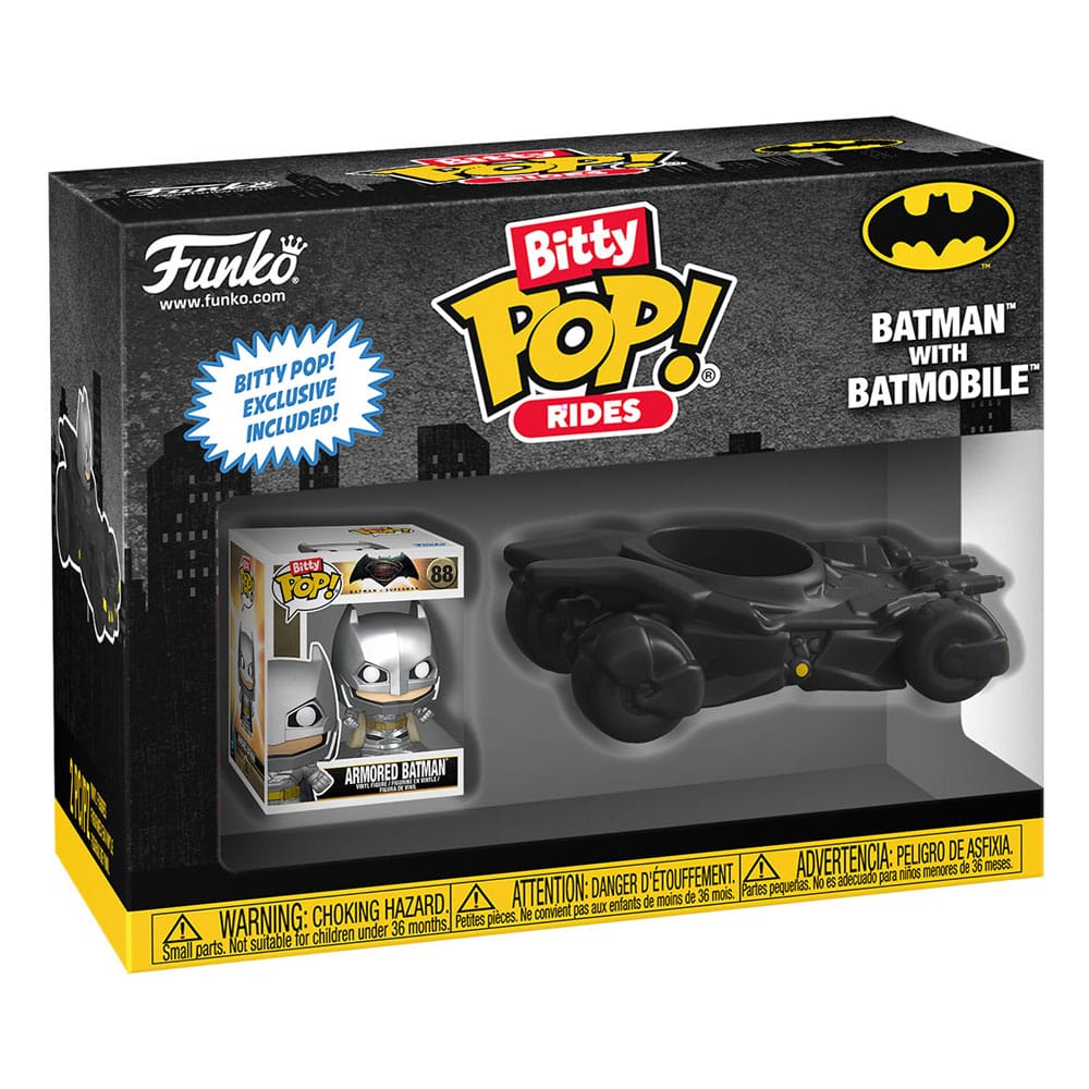 BITTY POP! RIDES BATMAN W/BATMOBILE