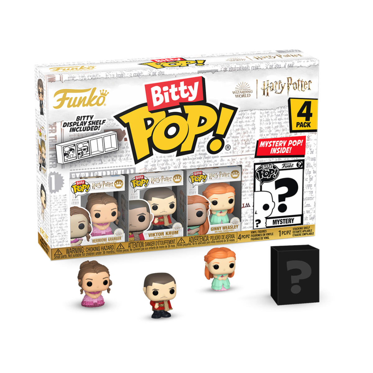 HARRY POTTER BITTY POP! VINYL FIGURE 4-PACK GOF HERMIONE 2,5 CM