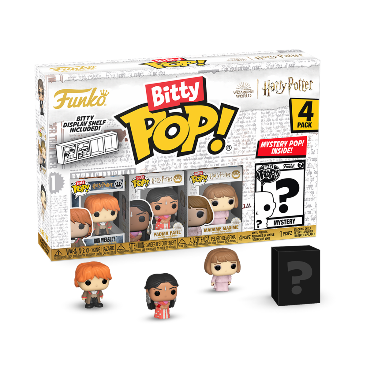 HARRY POTTER BITTY POP! VINYL FIGURE 4-PACK GOF RON 2,5 CM