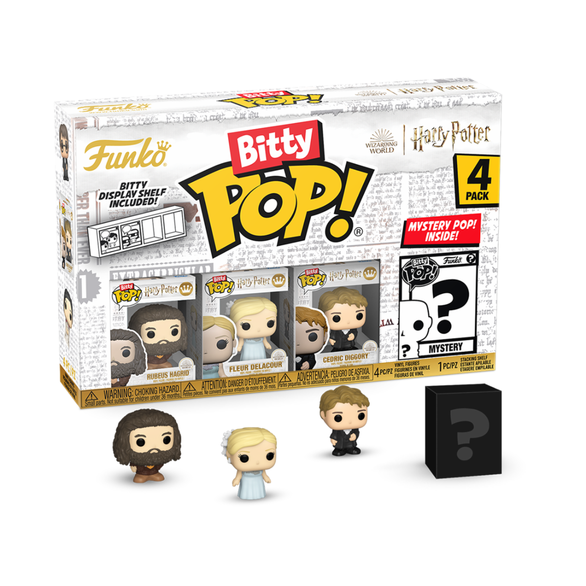 HARRY POTTER BITTY POP! VINYL FIGURE 4-PACK GOF HAGRID 2,5 CM