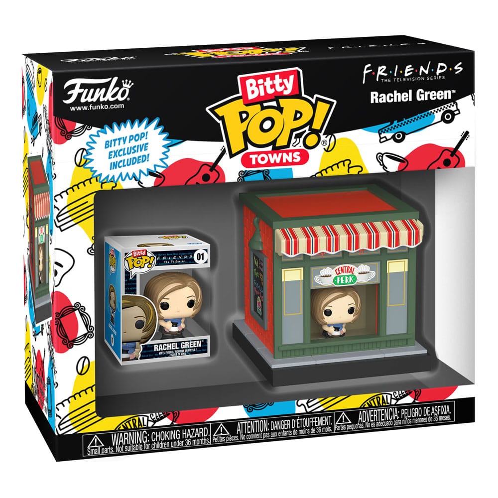 BITTY POP! TOWNS FRIENDS RACHEL GREEN & CENTRAL PERKS