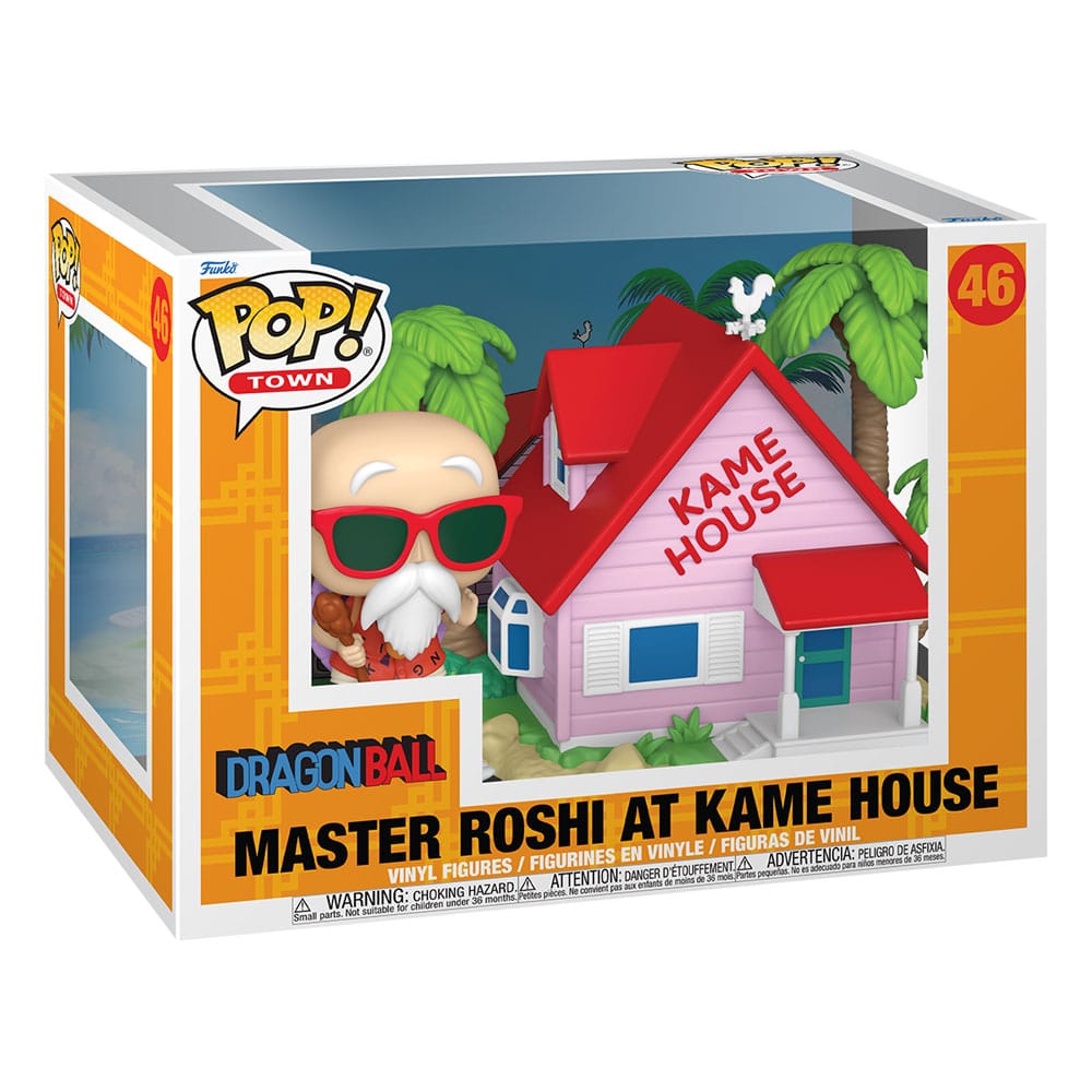 POP! TOWN #046 PVC DRAGONBALL MASTER ROSHI AT KAME HOUSE
