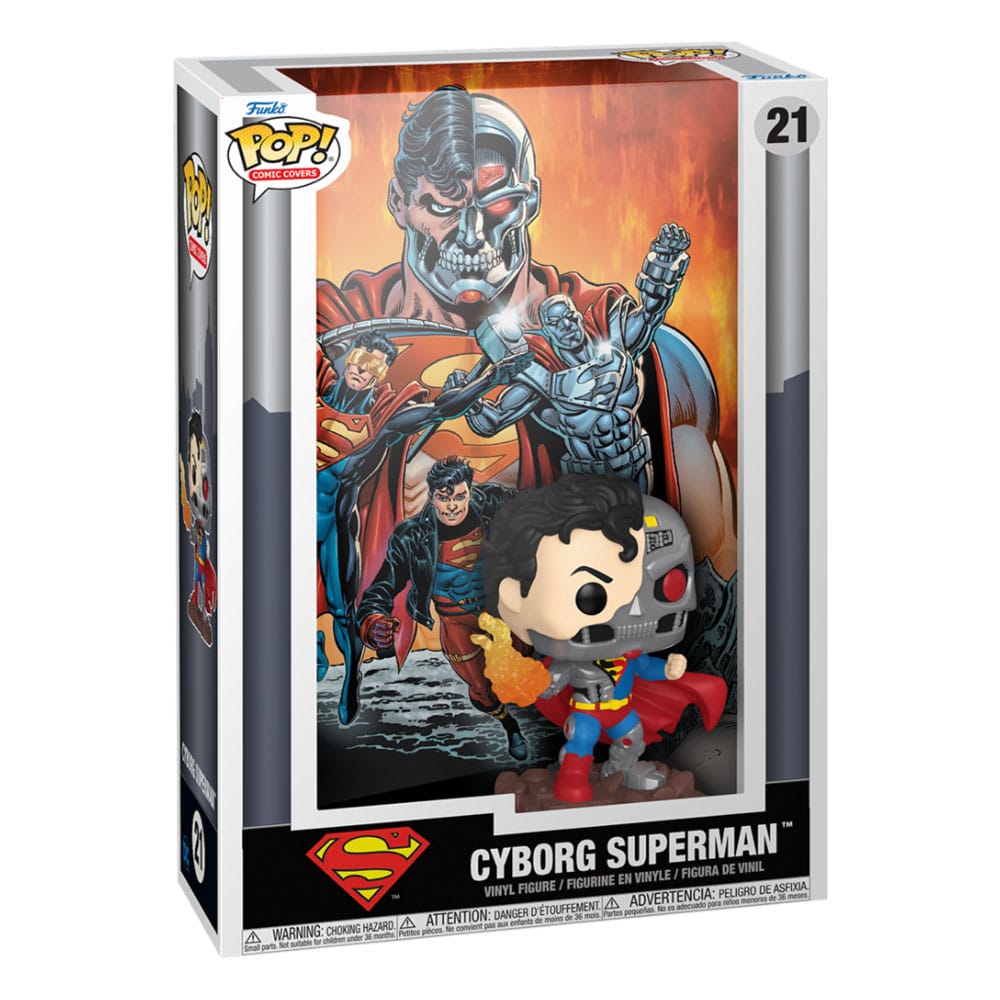 POP! COMIC COVERS #021 PVC CYBORG SUPERMAN