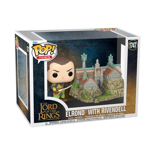 POP! TOWN #1747 PVC LORD OF THE RINGS ELROND W/ RIVENDELL
