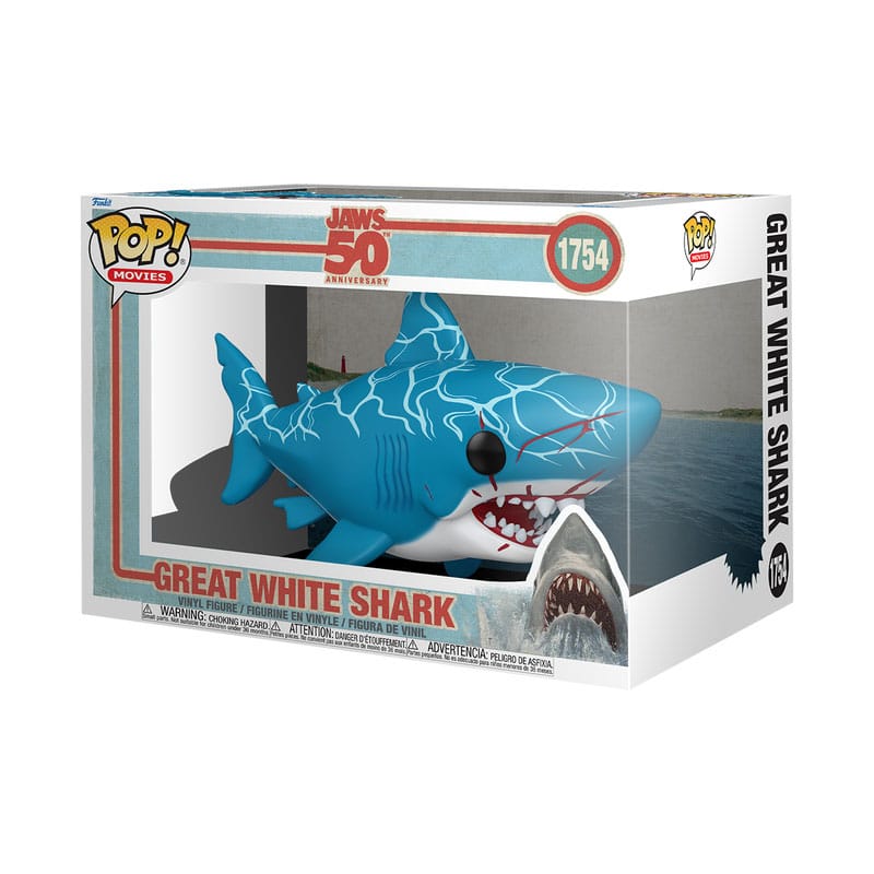 POP! MOVIES #1754 VINYL FIGURE JAWS 50TH ANNIVERSARY GREAT WHITE SHARK