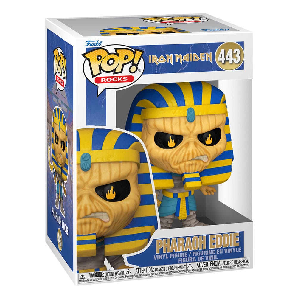 POP! ROCKS #443 PVC IRON MAIDEN PHARAOH EDDIE