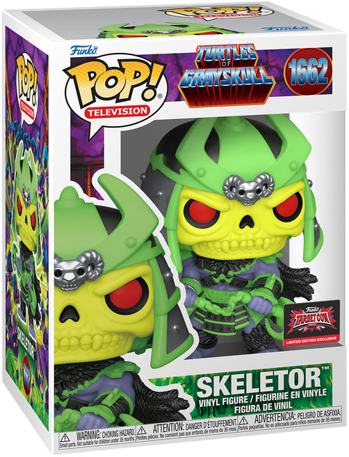 POP! TELEVISION #1662 PVC TURTLES OF GREYSKULL SKELETOR