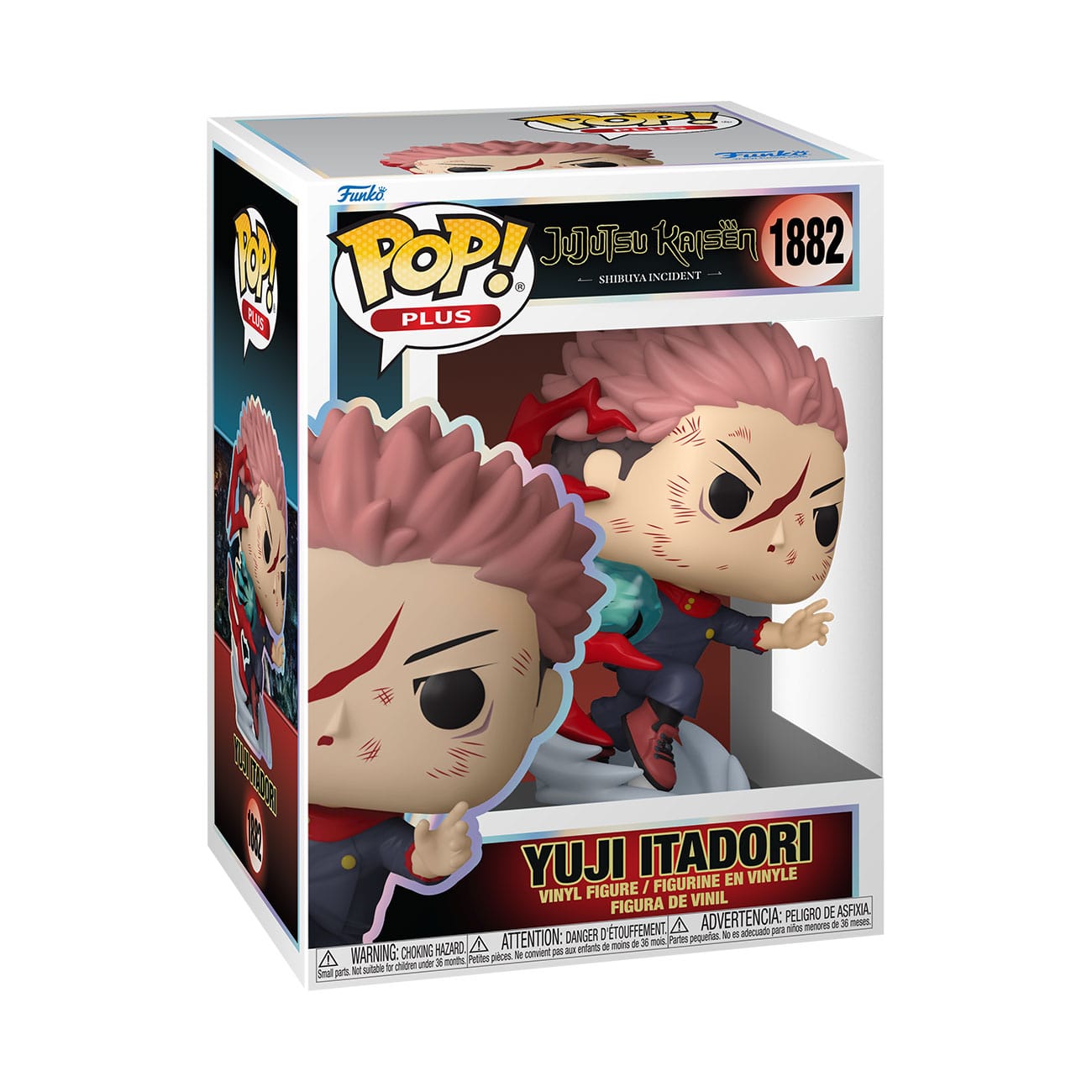 POP! PLUS #1882 JUJUTSU KAISEN PVC YUJI ITADORI