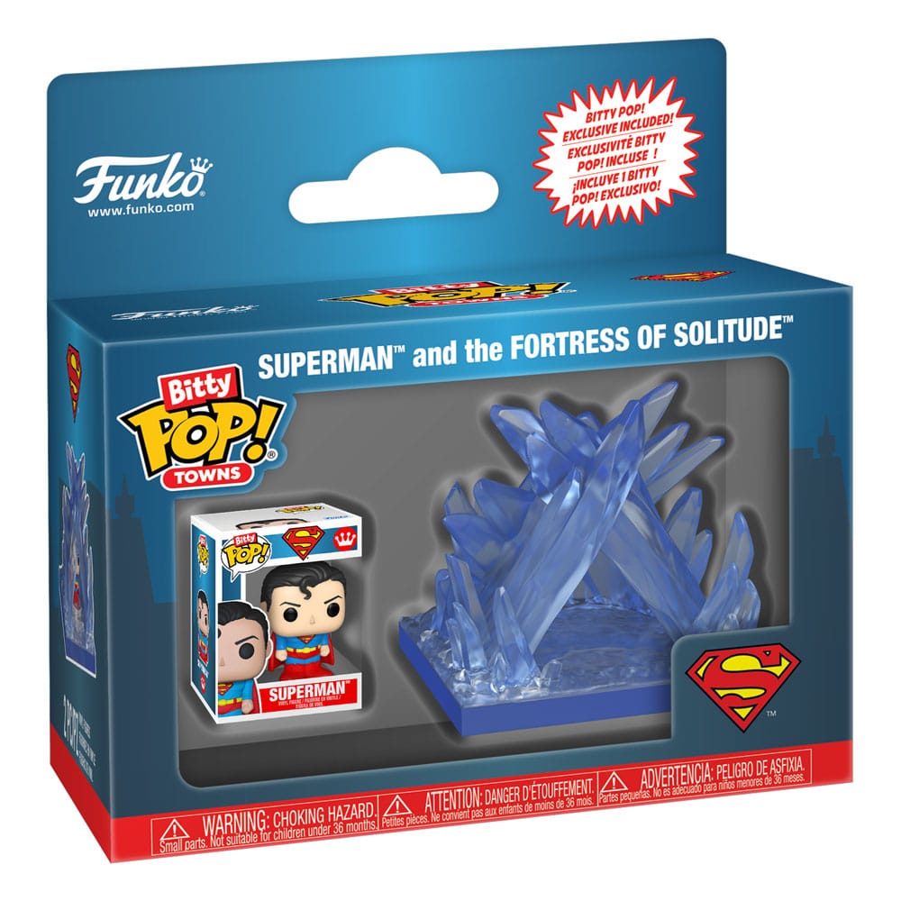BITTY POP! TOWNS SUPERMAN & THE FORTRESS OF SOLITUDE